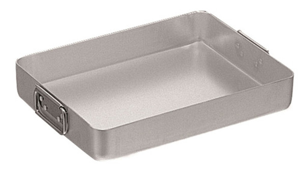 Asadera Aluminio C/asas Móviles 40x30x6,5cm Pujadas  113.040 0