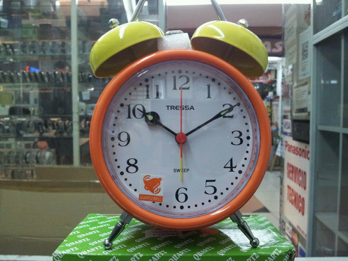 Reloj Despertador Tressa Naranja T-dd622 1
