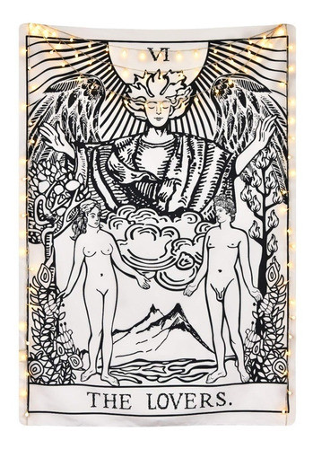 Tapiz Tarot The Lovers -  Manta / Bandera/ Exotérico 0