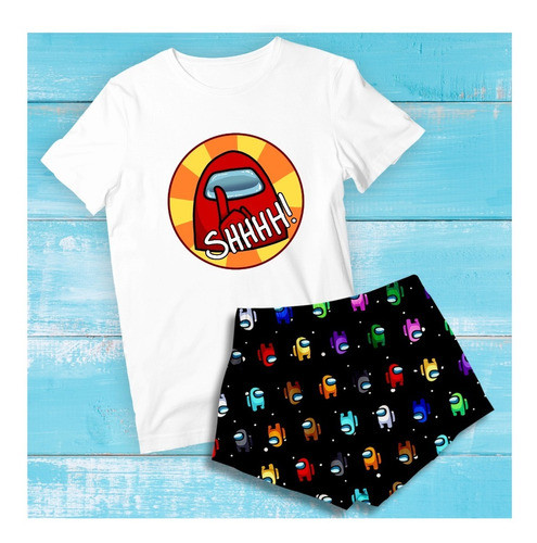 Plantillas Para Sublimar Pijamas Full Print Pack #1 Shorts 0