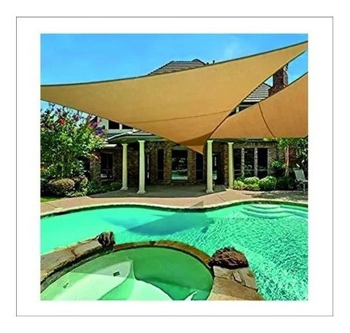 Triangulo Toldo Vela Sombra Liviana Jardín Pileta 2x2x3 1