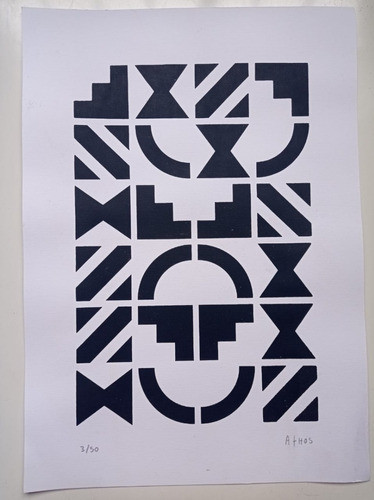 Gravura Athos Litografia 42 X 30   -  Tiragem De 50. 0