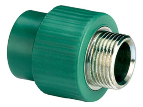 Cupla 25 X 1/2 Rosca Macho Fusion Verde Tubofusion Caja X40u 0