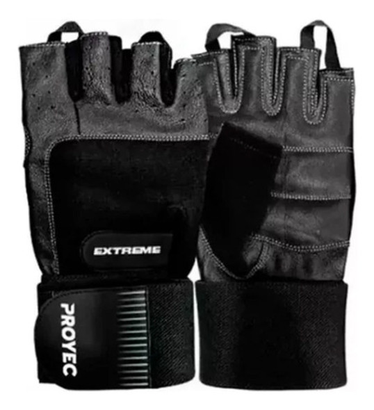 Guantes Proyec Extrema Fitness Con Muñequera Medium 0228 0 Guantes Proyec Extrema Fitness Con Muñequera Medium 0228 0