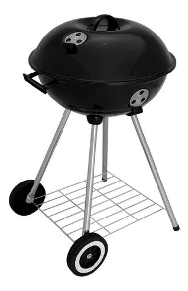 Parrillero Con Tapa Y Ruedas / Barbacoa / Leña O Carbón 0