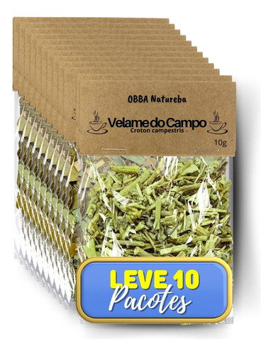 Leve 10 Velame Do Campo Ervas Secas P Chá Ervas 100% Pura 0