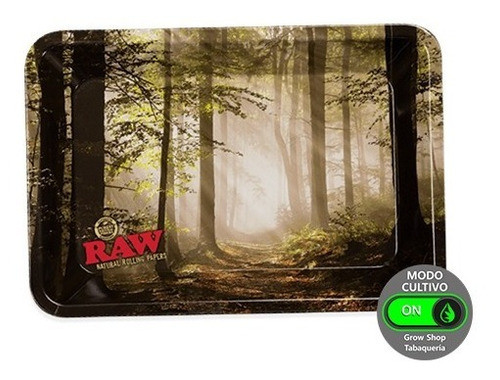Bandeja Metálica Raw Diseño Forest - Bosque Mini 18x12.5 Cm. 0