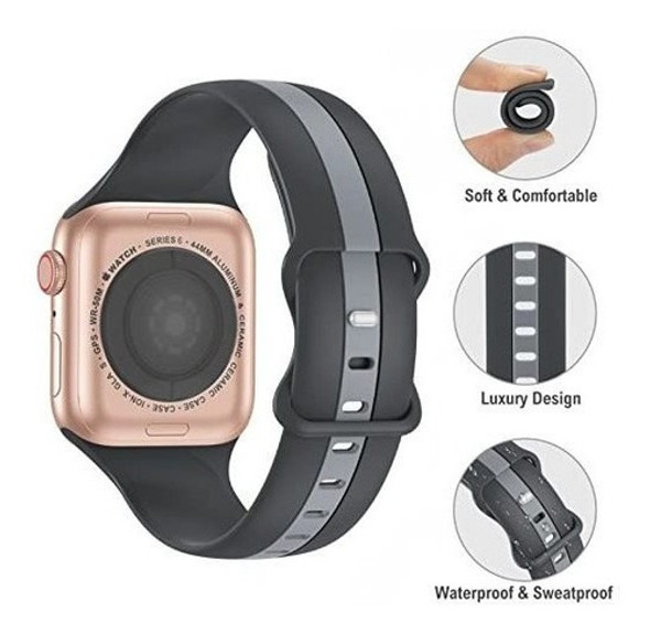 Malla Para Apple Watch 38mm/40mm/41mm - Beige Gray 1