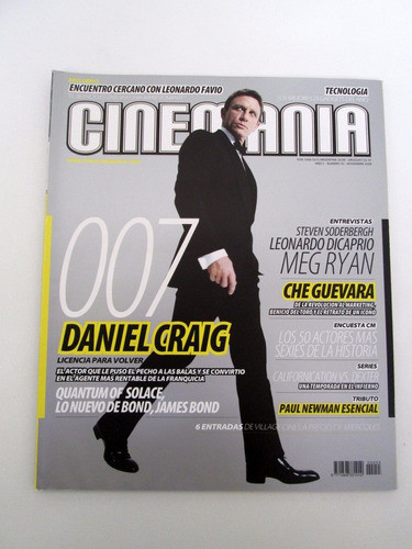 Cinemania 55 James Bond Daniel Craig Favio Dicaprio Boedo 0
