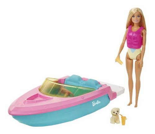 Barbie Lancha Con Muñeca - Mosca 0