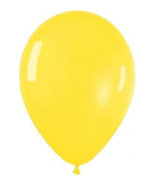 Globos Color Amarillo X20u Lisos Party Time 9  Decoracion 0 Globos Color Amarillo X20u Lisos Party Time 9  Decoracion 0