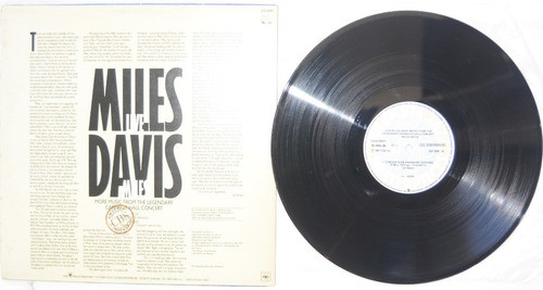 Frt Grátis Miles Davis Live Miles Lp Nacional Promo Impecáve 1