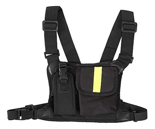 Arnés De Pecho Walkie Talkie Paquete Frontal, Amarillo Brill 0