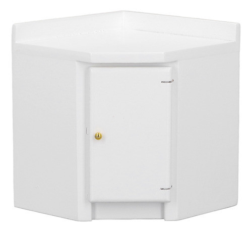 Armário De Canto Mini Dollhouse 1:12 Decorativo Robusto 1