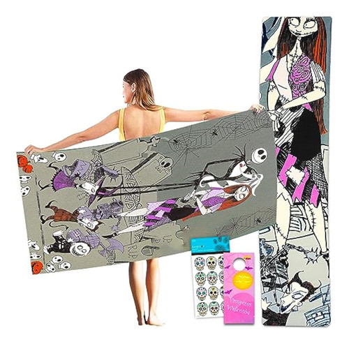 Juego De Toallas De Playa De Nightmare Before 0