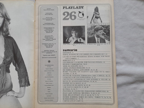 Revista Play Lady Nº 26, 1976. 1