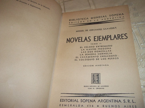 Novelas Ejemplares - Tomo 2 - Miguel Cervantes De Saavedra 1