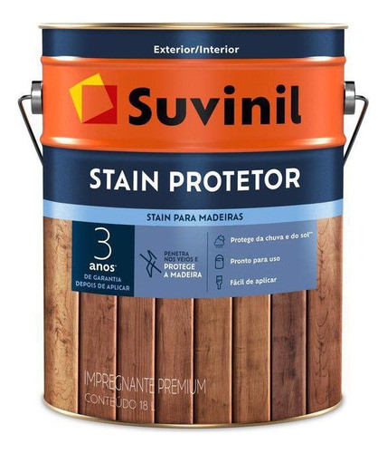 Stain Protetor Natural Acetinado Suvinil 18 Litros 0