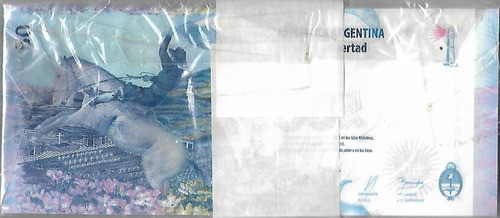 Fajo 100 Billetes Malvinas $ 50 Serie A Sin Circular Palermo 1