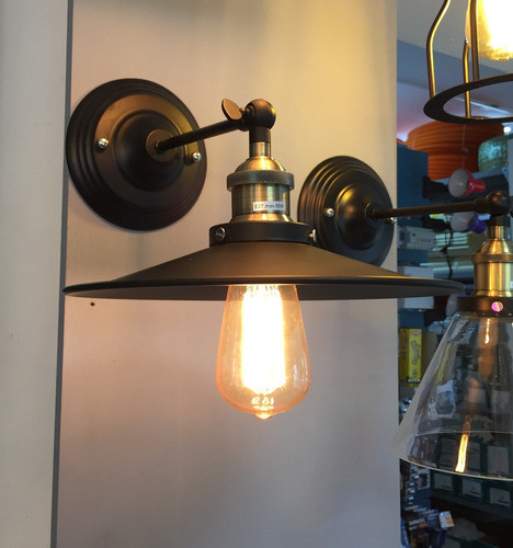 Aplique De Pared Campana Metal Vintage Retro 0