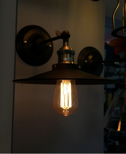 Aplique De Pared Campana Metal Vintage Retro 1