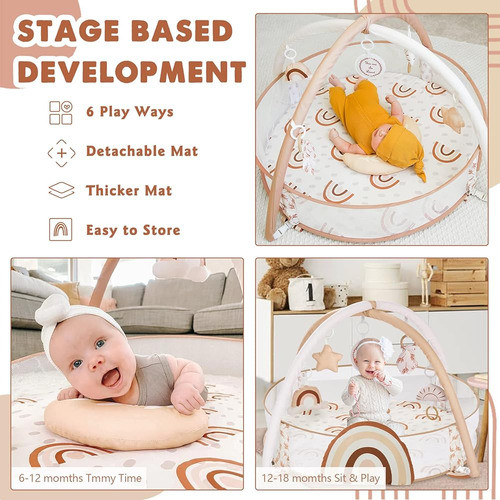 ~ De Un Bebé. Crisschirs 6-en-1 Xl Large Baby Gym & Ball Pit 1