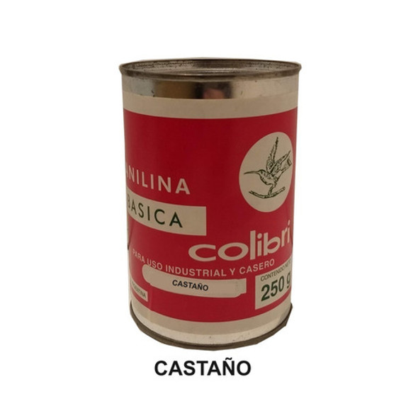 Anilina Basica Colibri X 250 Grs Castaño 0