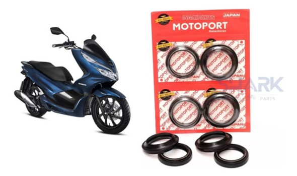 Retentor + Guarda Pó Bengala Honda Pcx 150 - 2013 A 2023 0