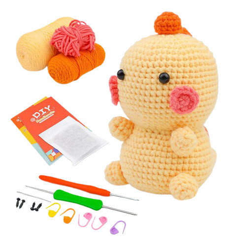 Pacote De Material De Kit De Animal De Crochê Não Acabado 1