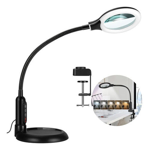 Lupa De Aumento Con Luz, Flexible Y Portátil, 127 Cm 0