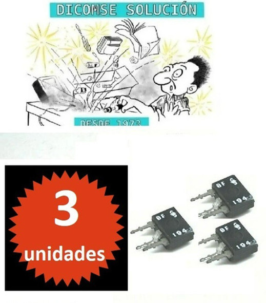 Bf194 = Bf494 Npn 0.030a 30v 0.250w 260mhz X 3 Unidades 0