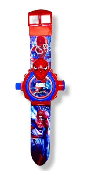 Spiderman Reloj Infantil Proyección De 24 Imagenes 0