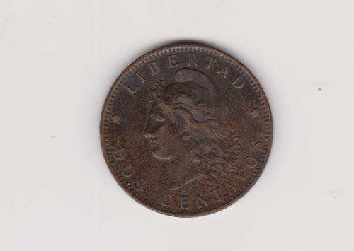 Moneda Argentina 2 Centavos Año 1888 Excelente + 1