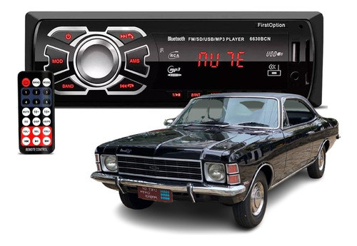 Kit Alto Falante 6x9 E Mp3 Com Controle Para Opala 1