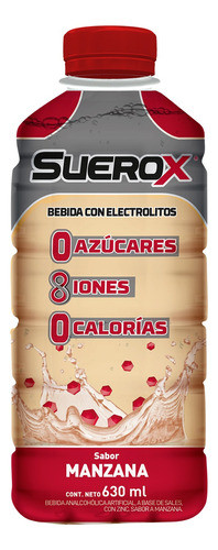 Bebida Hidratante Suerox Sabor Manzana Pack 6 Und 1