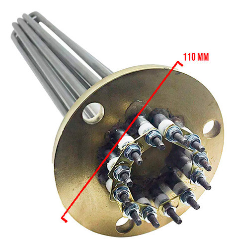 Resistencia Flange Niquel Para Auto Clave Baumer 18000w 220v 1