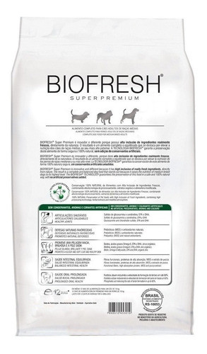 Alimento Biofresh Super Premium Perro Adulto Pequeño Y Mini 1