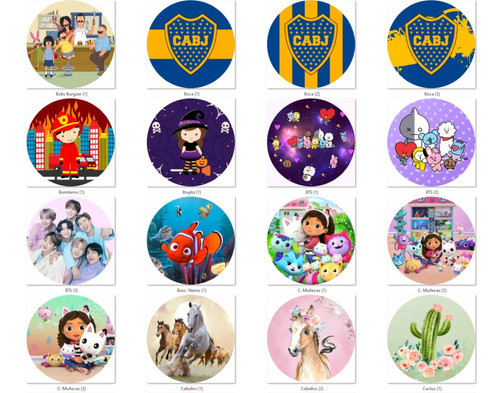 Catálogo Fondos Candybar Circulares O Cuadrados Página 2 1