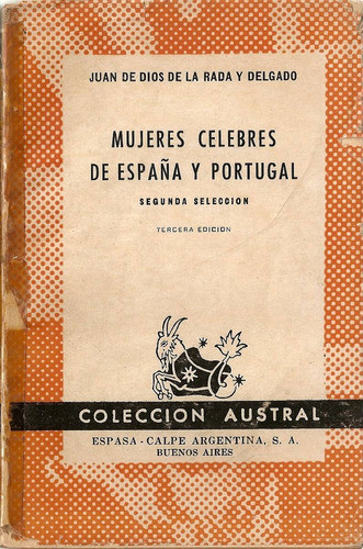 Mujeres Celebres De España Y Portugal - De La Rada Y Delgado 0