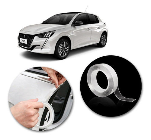 Salva Puerta Peugeot 208 2021 Rollo Autoadhesivo 5mx20mm 0