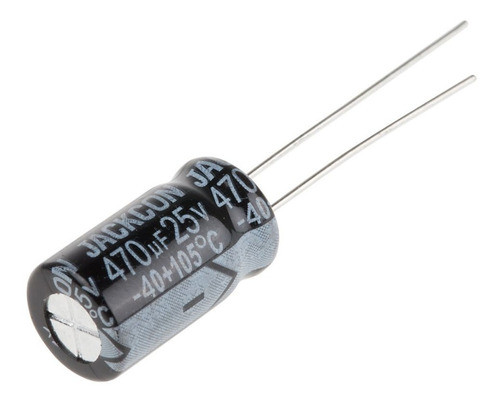 Capacitor Electrolítico 470uf 25v 8x12mm - Pack 10 Unidades 1