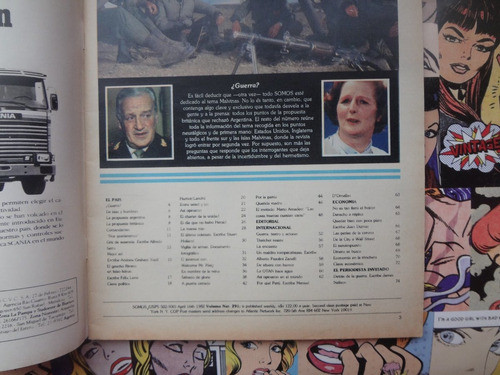Revista Somos 1982 Guerra Malvinas 1