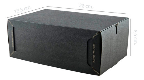 Caja Delivery Con Evidencia De Apertura 22x13,5x8,5cm X50u. 1