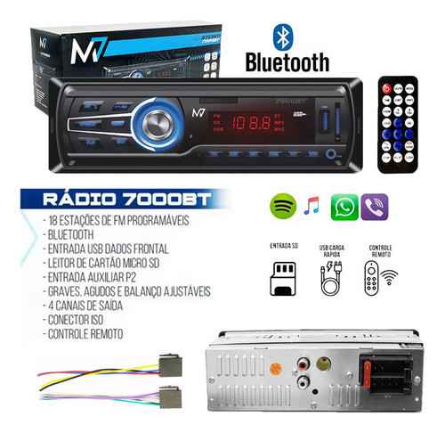 Alto Falante Foxer Citroen Todos 4 Pol 120w + Radio  Kf.352r 1