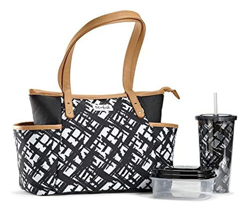 Fit + Fresh Novato Bolsa Térmica Para El Almuerzo Con Vaso D 0