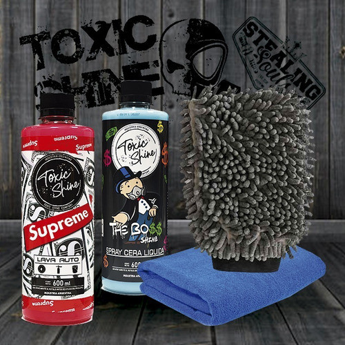 Toxic Shine | Kit Combo Lavado | Básico #48 | Shampoo + Cera 1