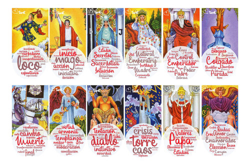 Tarot Rider Con Palabras Clave Para Imprimir 0