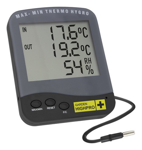 Termohigrómetro Premium Garden Highpro Sonda Cultivo Indoor 0