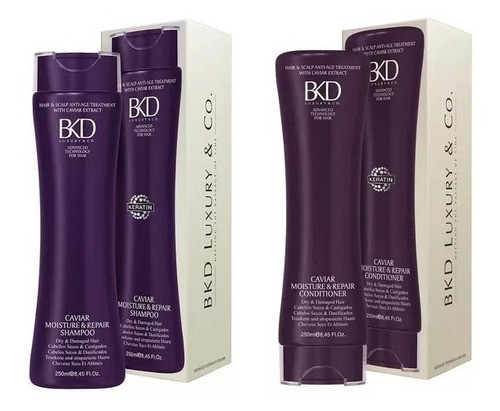 Kit Shampoo + Acondicionador Bkd Cabellos Secos Y Castigados 0