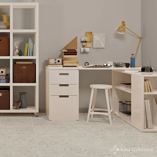 Ceramica Fides Gris Mate 45x45 San Lorenzo 1ra Piso Terrazo 1